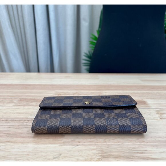 LOUIS VUITTON Tresor Etui Papier Trifold Wallet Damier Leather - Picture 5 of 14